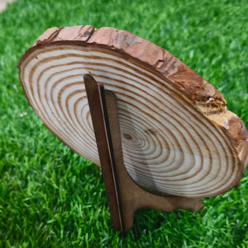 Personalized round Wooden Gift Plaque - 13x13cm Custom Printed Keepsake for Birthdays, Anniversaries, Weddings, and Special Occasions