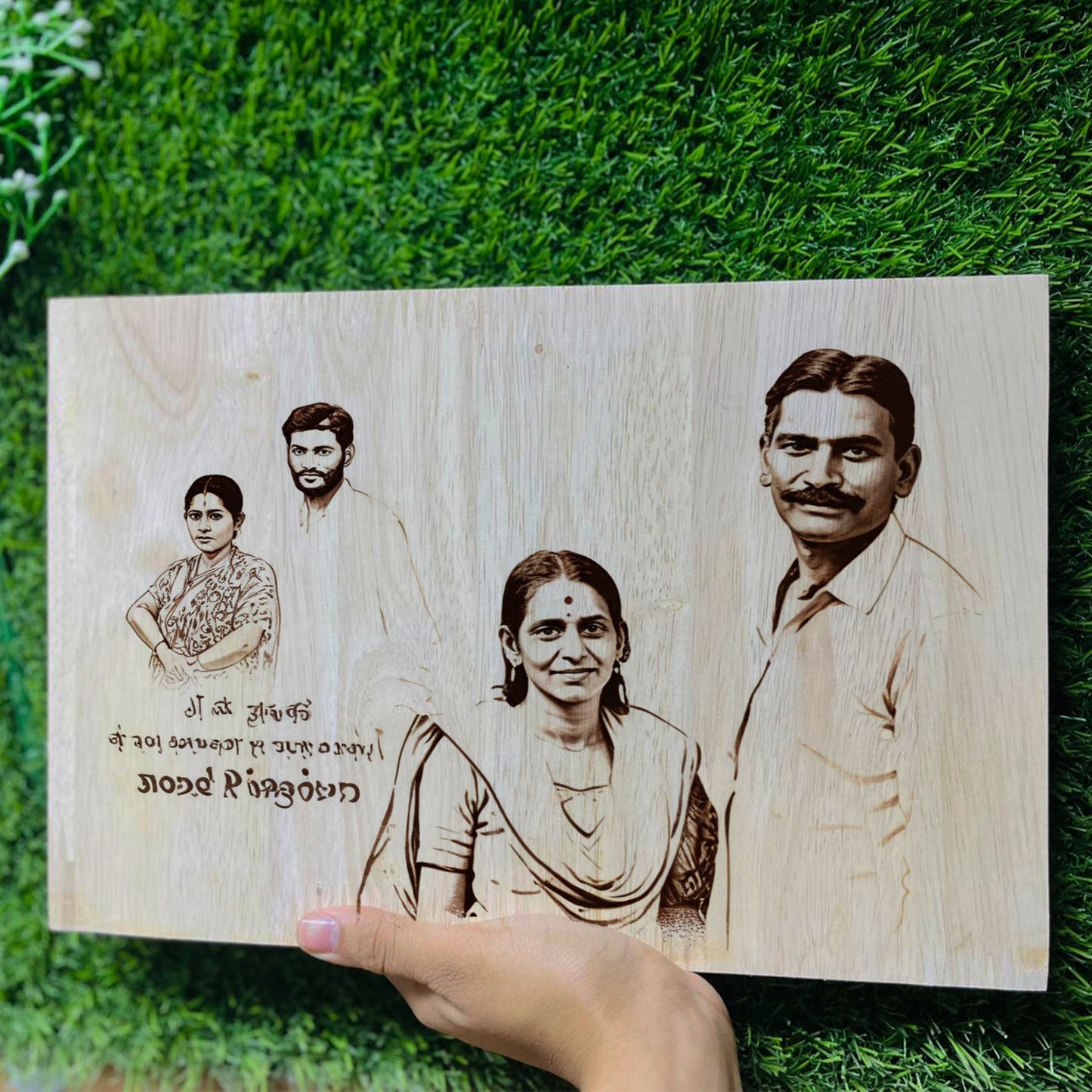 Personalized Wooden Gift Plaque - 20x30 cm Custom Printed Keepsake for Birthdays, Anniversaries, Weddings, and Special Occasions
