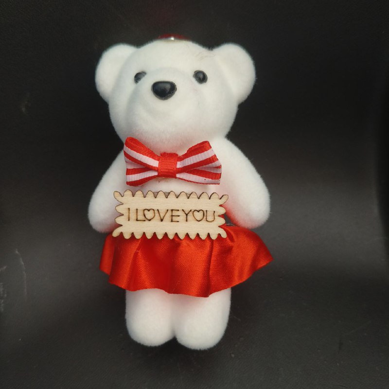Mini Love Bear Keychain – “I LOVE YOU” Teddy Gift