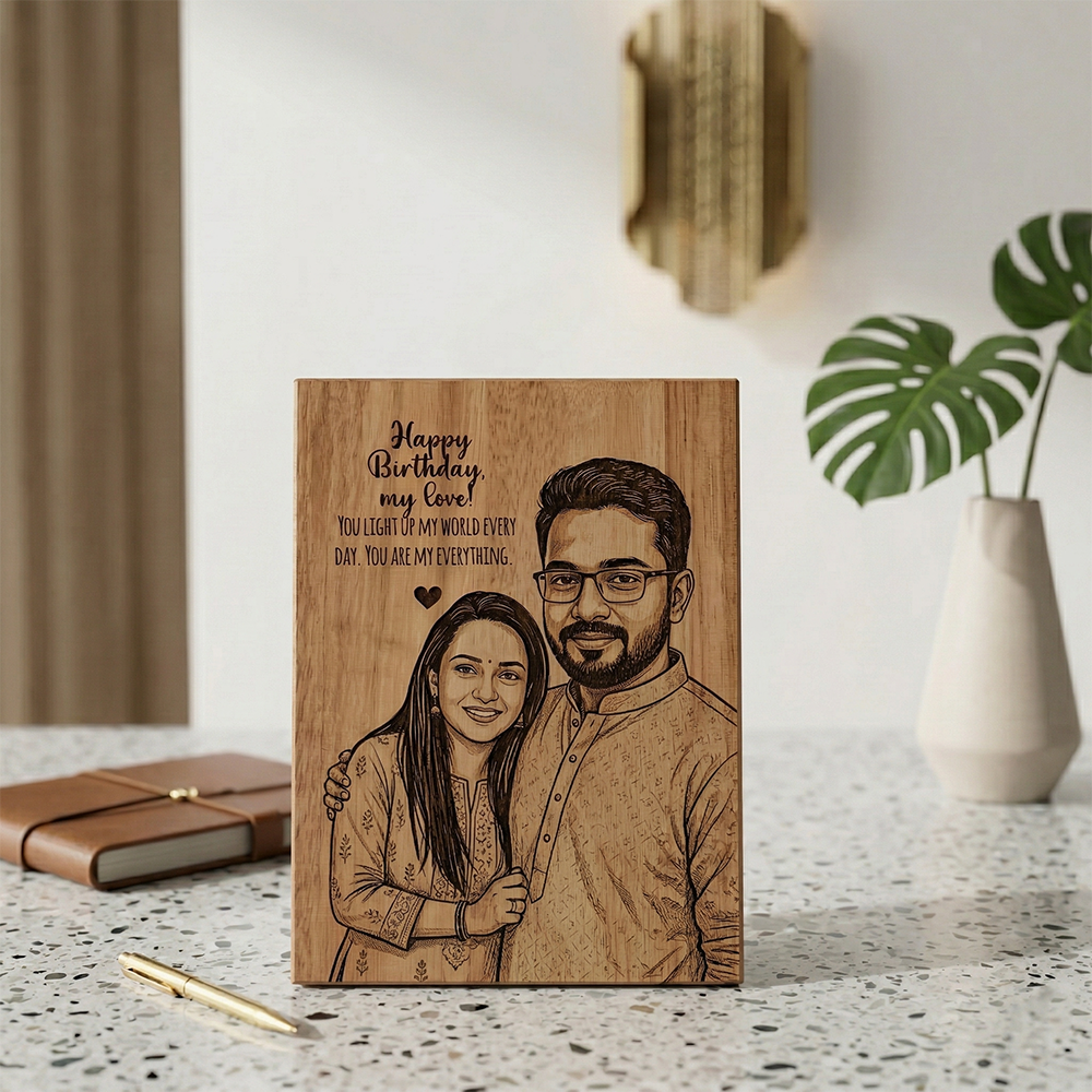 Wooden Printed Plaque – 15×20 cm