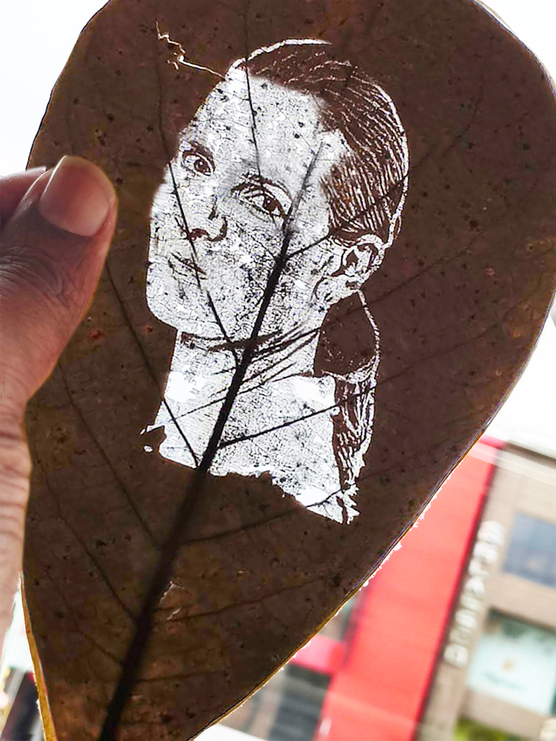 Leaf Engraving Art - 18x22 cm Custom Keepsake for Birthdays, Anniversaries, and Weddings.