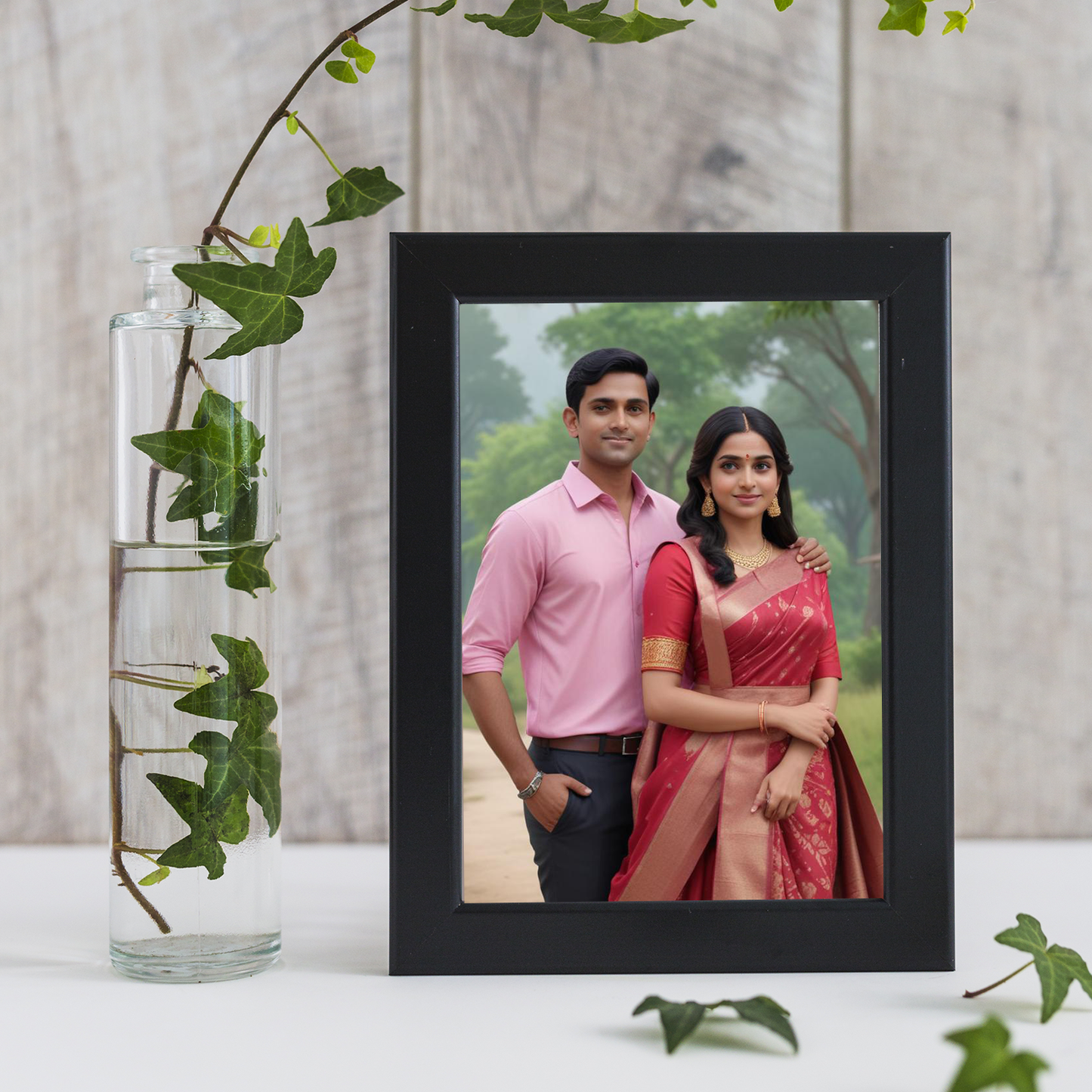 Happy wedding gift frame No-A4-2 25 x 34cm