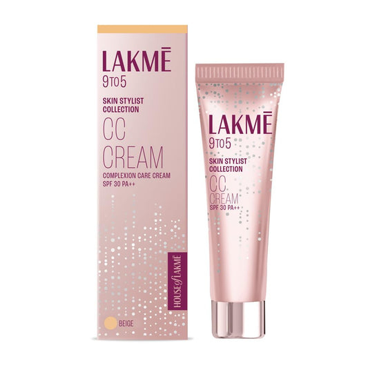 Lakmé 9to5 CC Cream – Complexion Care Cream SPF 30 PA++ (Beige)