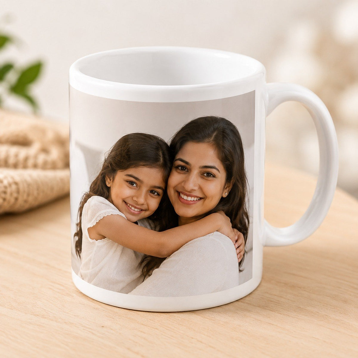 Personalized Custom Photo Mug – Premium Ceramic Photo Printed Mug for Couples, Family & Special Occasions