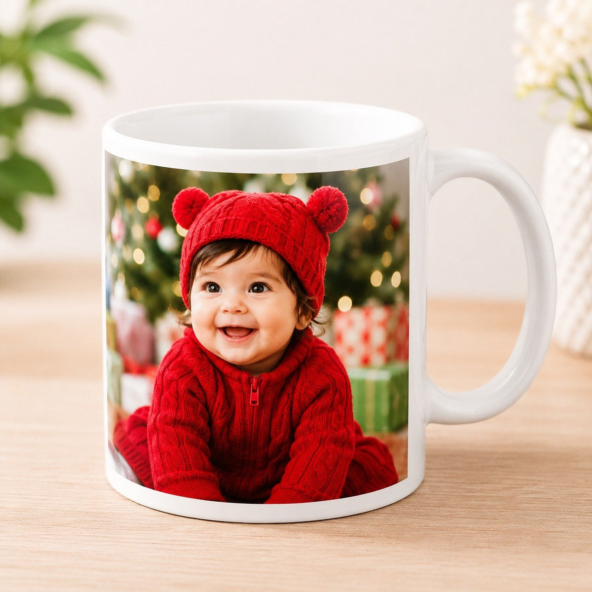 Personalized Custom Photo Mug – Premium Ceramic Photo Printed Mug for Couples, Family & Special Occasions