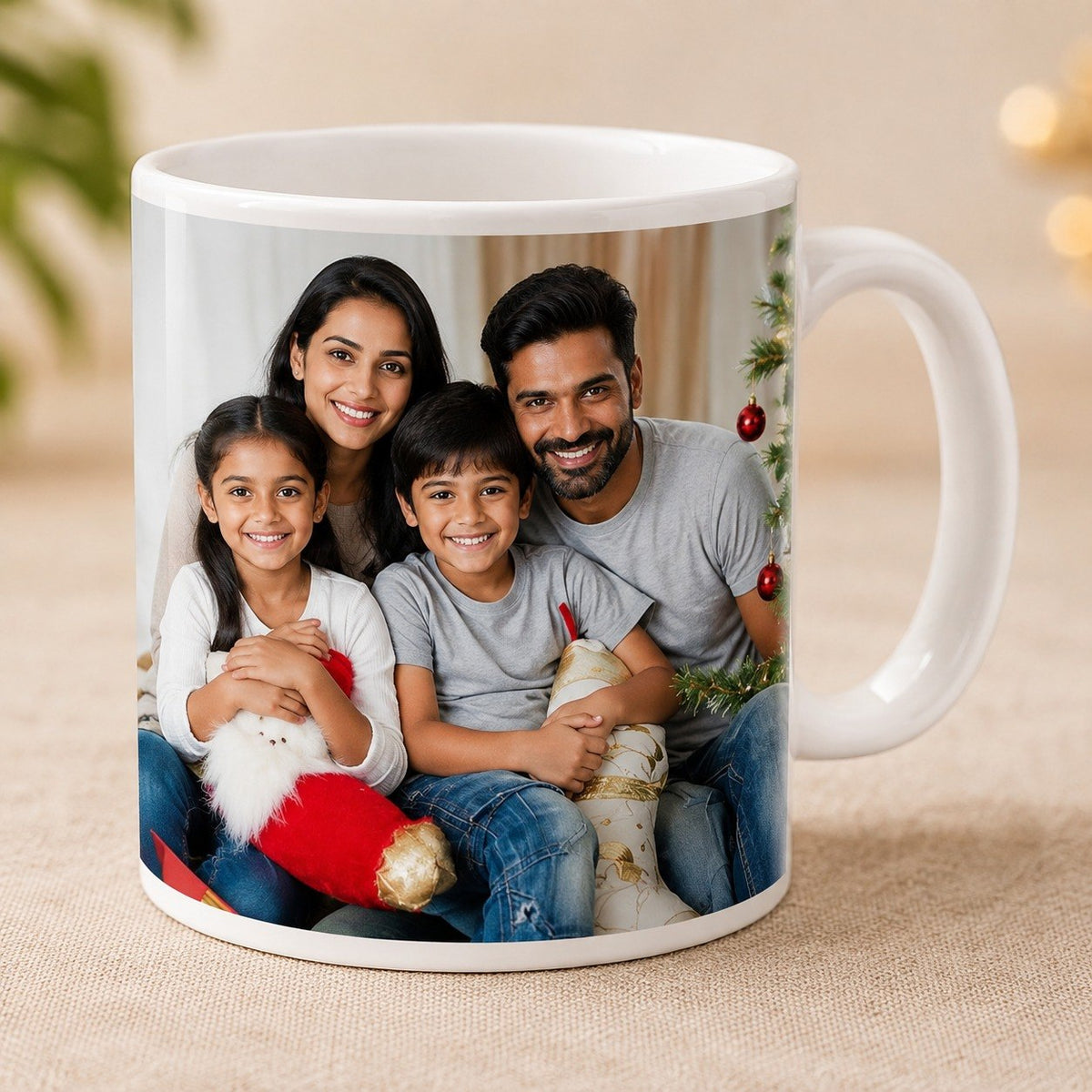 Personalized Custom Photo Mug – Premium Ceramic Photo Printed Mug for Couples, Family & Special Occasions