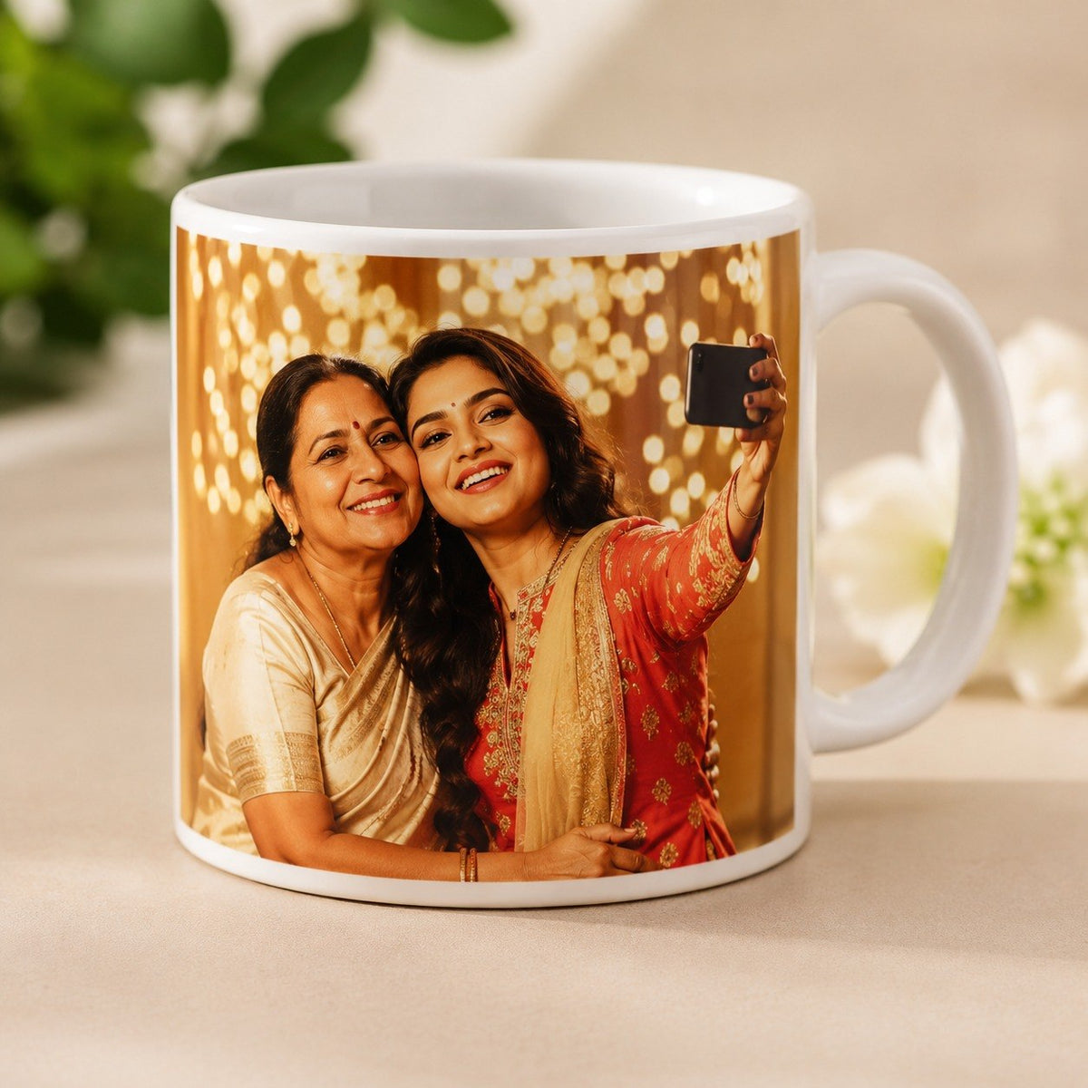 Personalized Custom Photo Mug – Premium Ceramic Photo Printed Mug for Couples, Family & Special Occasions