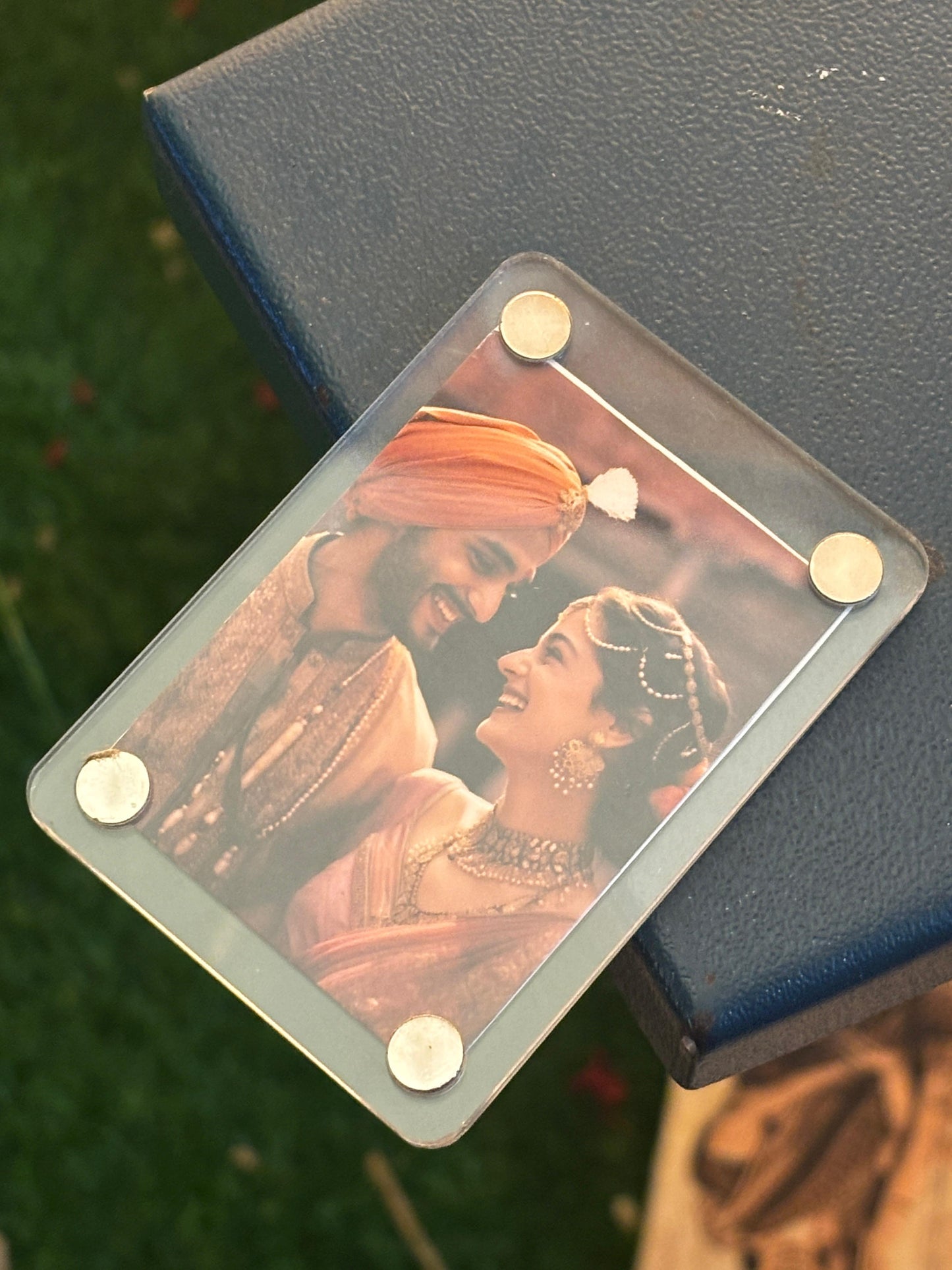 Magnetic Acrylic Photo Frame – 4 Magnet Corners (Custom Photo)