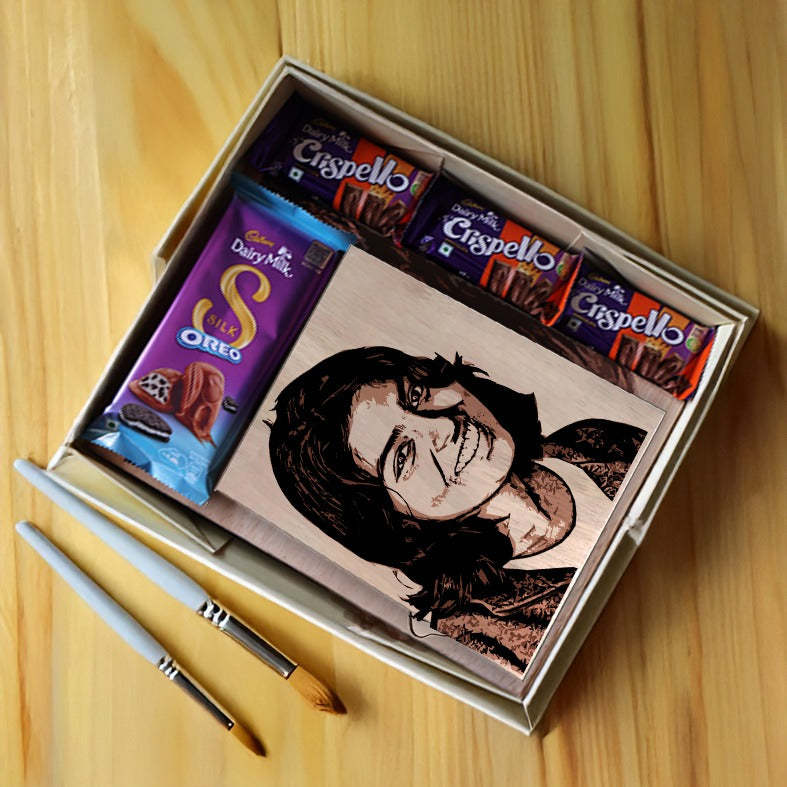 "Personalized Chocolate Delight Hamper"  COMBO NO. 12