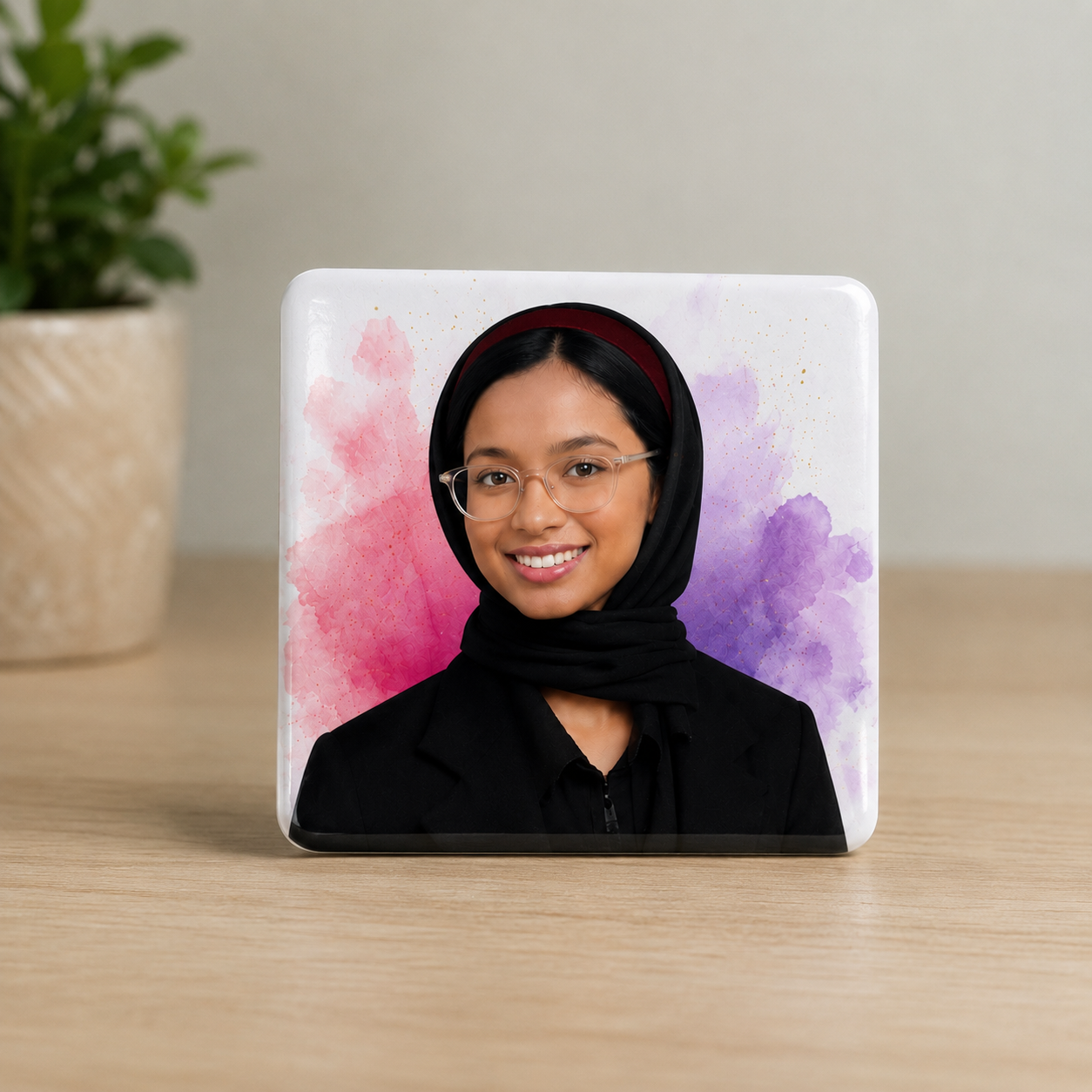 Personalized Square Fridge Magnet