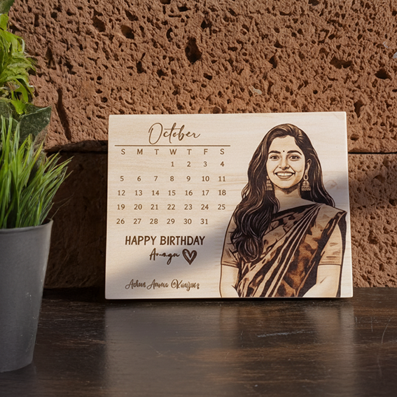 Personalized Wooden Gift Plaque - 15x20 cm Custom Printed Keepsake for Birthdays, Anniversaries, Weddings, and Special Occasions