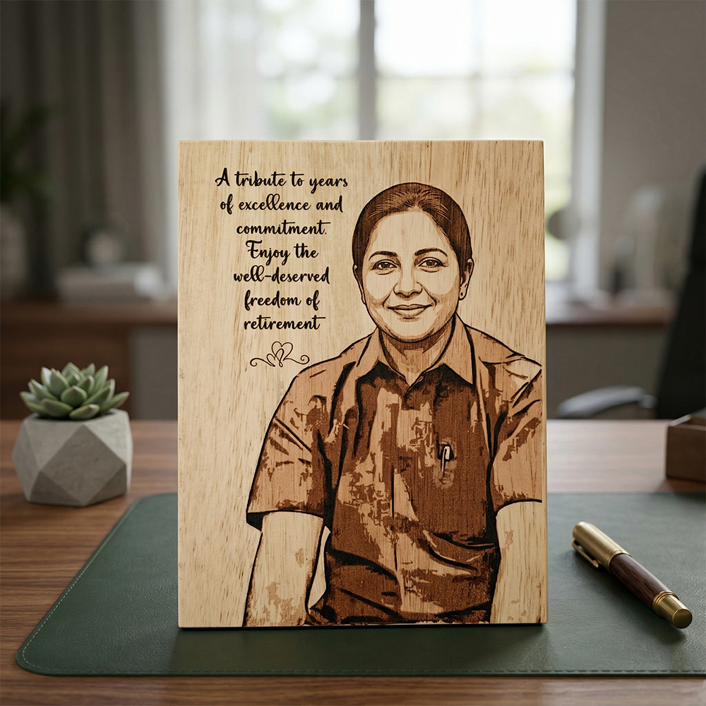 Wooden Printed Plaque – 15×20 cm