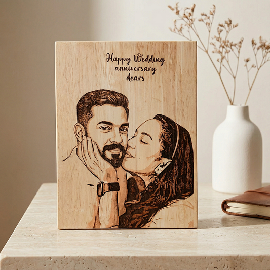 Personalized Wooden Gift Plaque -15X20 CM Custom Printed Keepsake for Birthdays, Anniversaries, Weddings, and Special Occasions (NRML))
