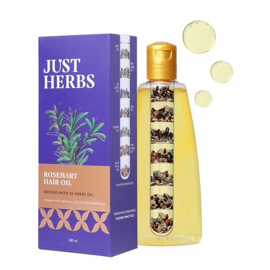 Just Herbs Rosemary Hair Oil  For Hair Growth Hair Fall Control 180ml