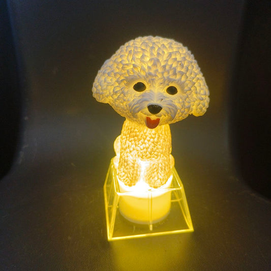 Puppy Glow Night Light – Cute Dog Figurine LED Lamp