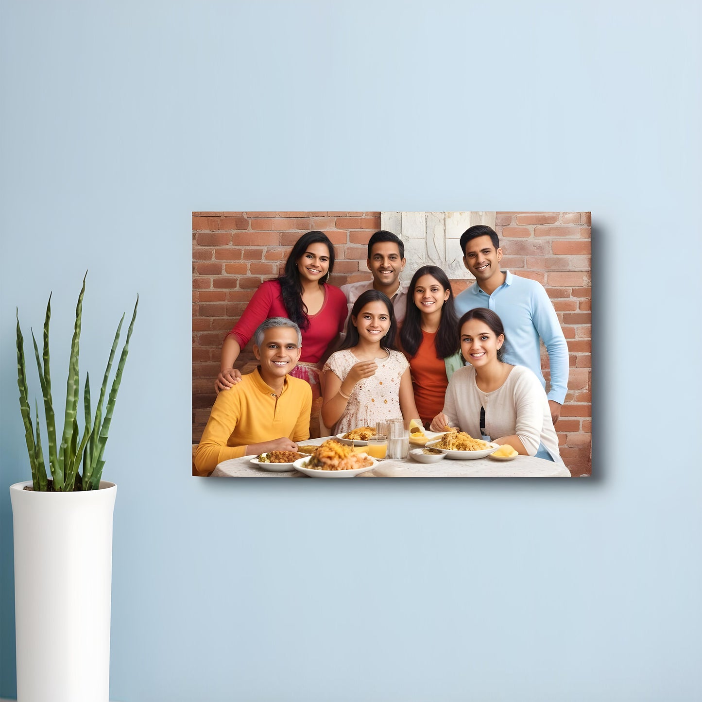 Personalized Canvas Print wrapped on Wooden Frame