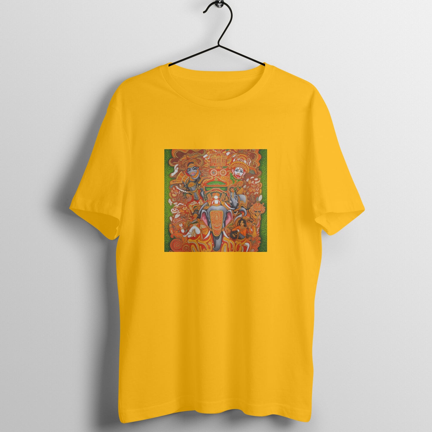 T-Shirt with a mural