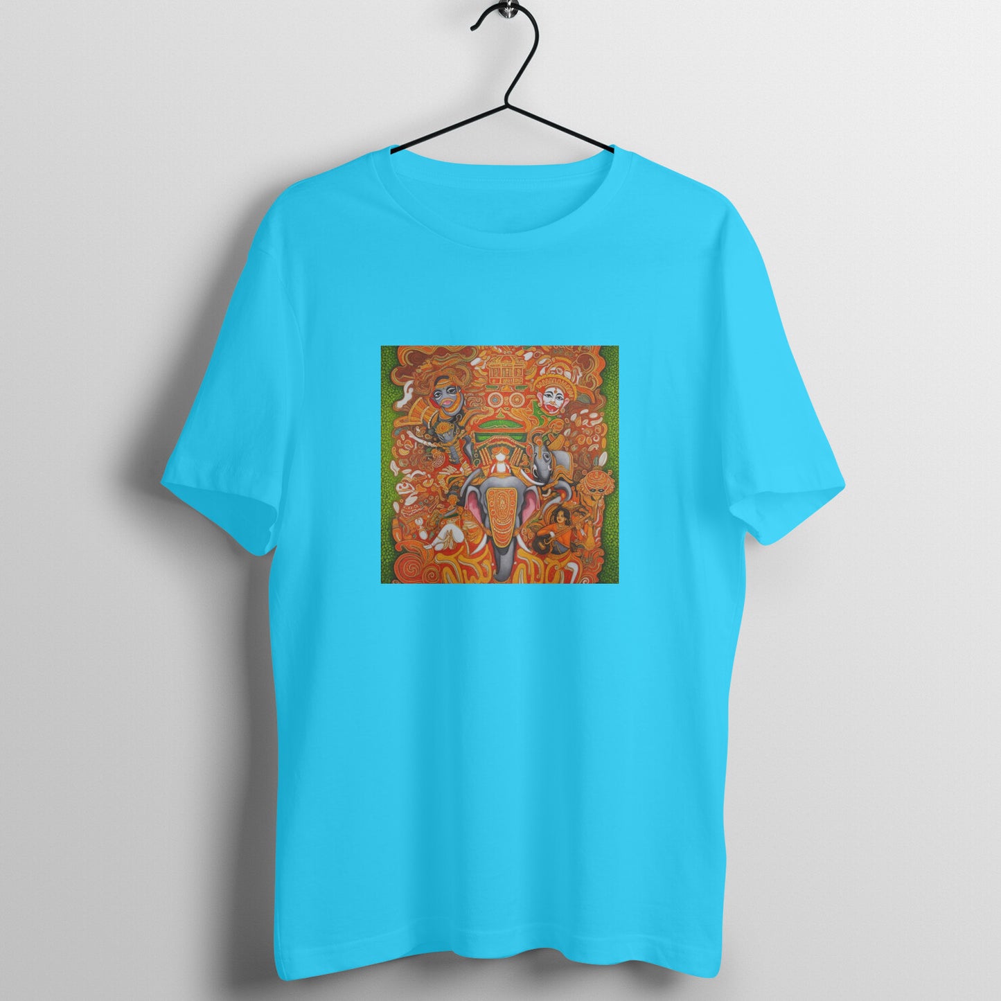 T-Shirt with a mural