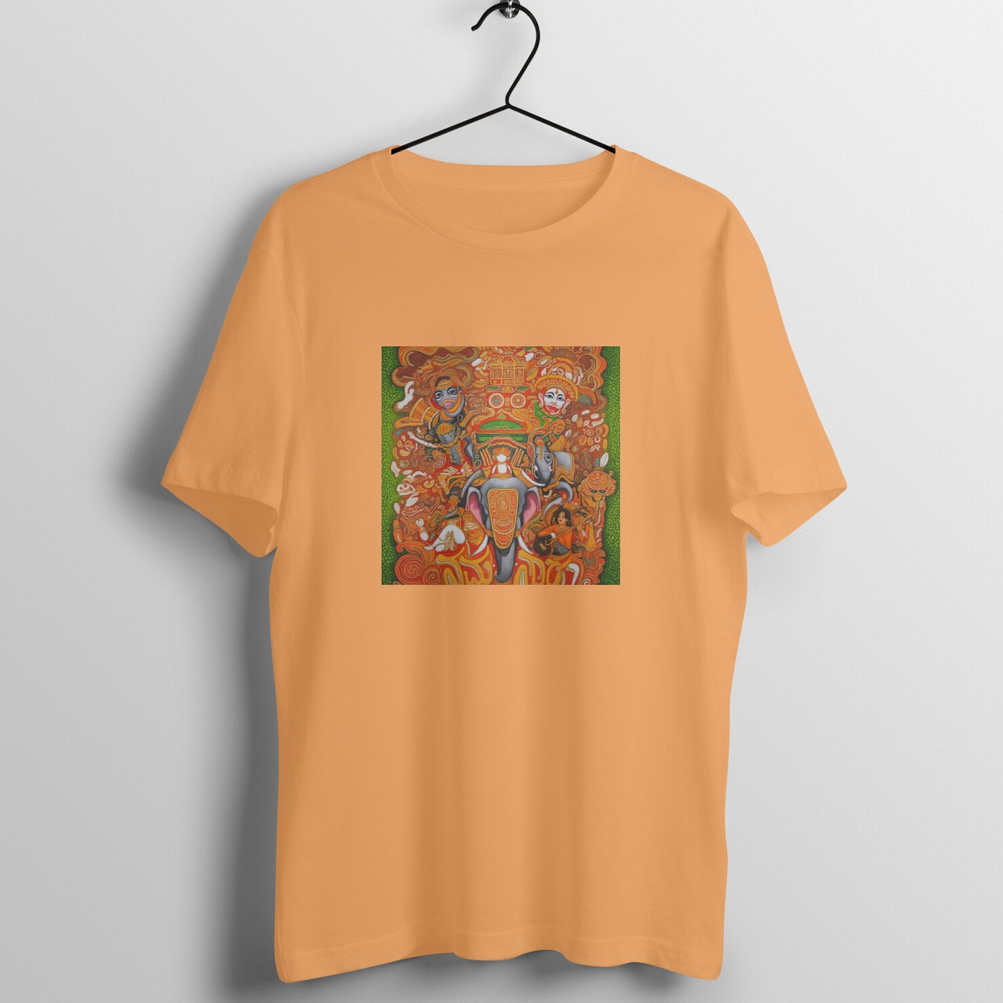 T-Shirt with a mural