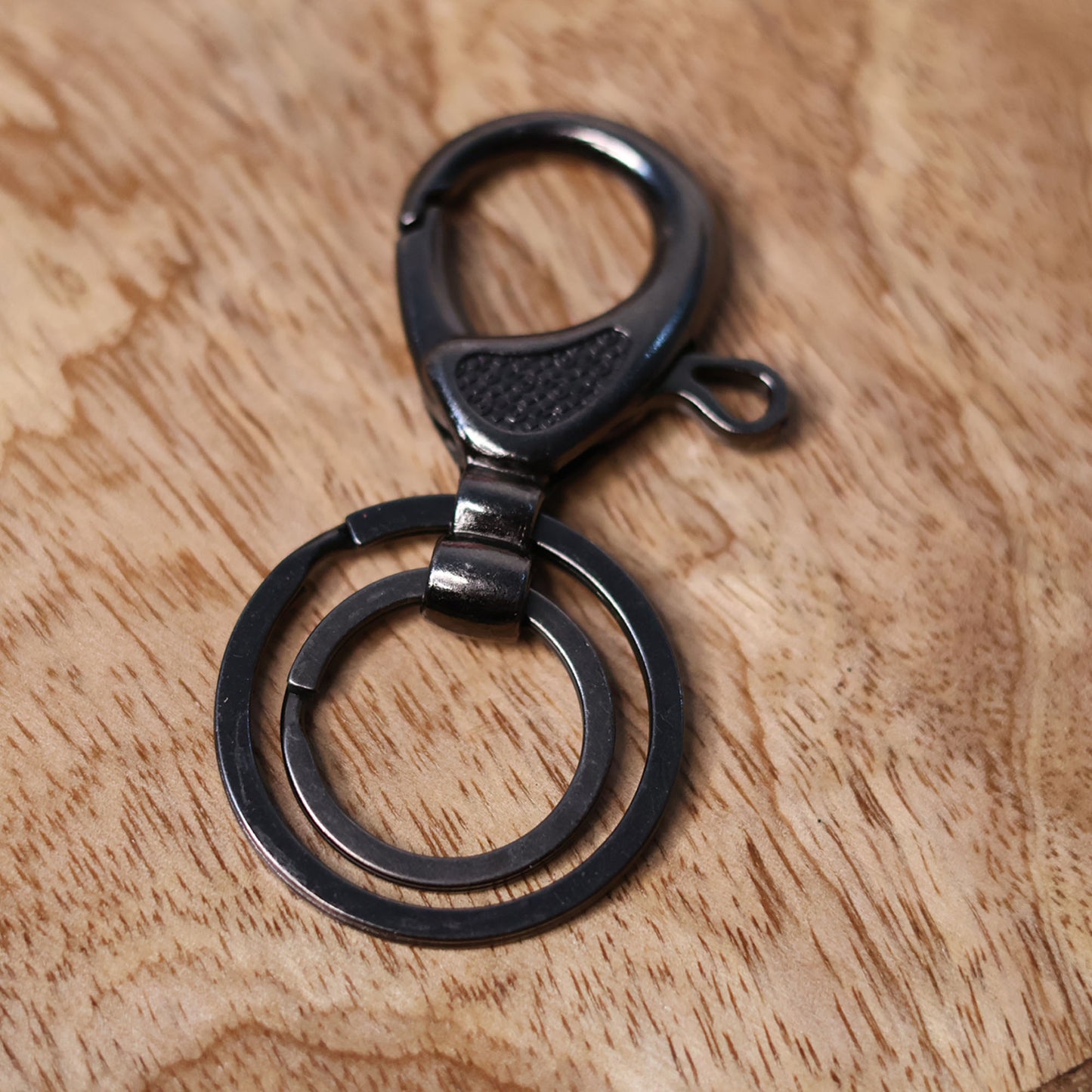 Premium Metal Carabiner Keychain with Dual Key Rings