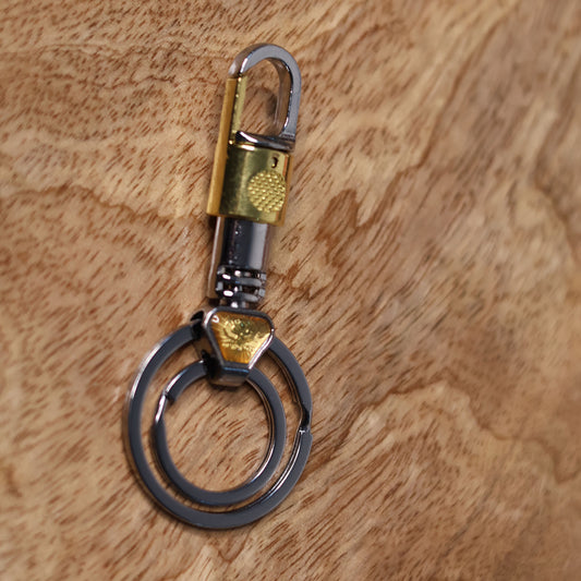 Premium Metal Keychain with Rotating Clip – Heavy Duty Key Holder