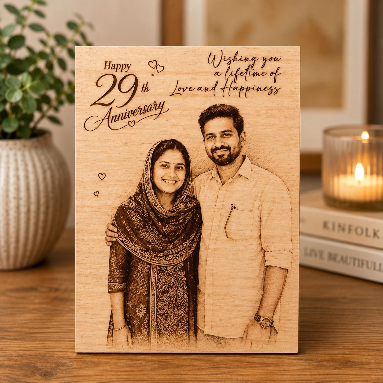 Wooden Printed Plaque – 20×30 cm
